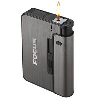 Focus replaceable lighter automatic cigarette box