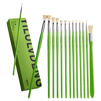 First sketch of green light water chalk set