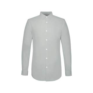 SATCHI沙驰男装男士长袖衬衫秋季新款商务正装免烫修身衬衣男