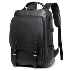 2024 New Retro Large Capacity Backpack Korean Style Men’s Bag Trendy School Bag Computer Bag Casual Backpack Trendy Bag