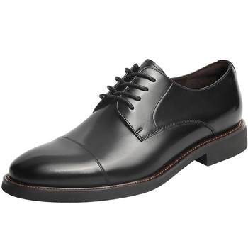 Belle genuine leather inner height increasing business formal shoes wedding shoes