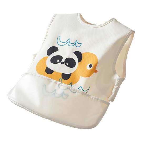 宝宝罩衣吃饭围兜儿童画画围裙3岁以上婴幼儿园辅食饭兜防水防脏