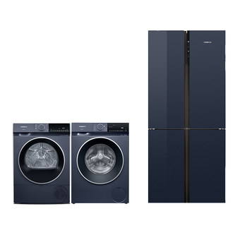 Siemens cross door household ice washing and drying set