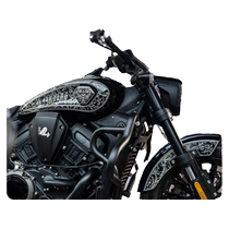 Suitable for Benda Black Flag 500 latte art full car print stickers modified parts decals