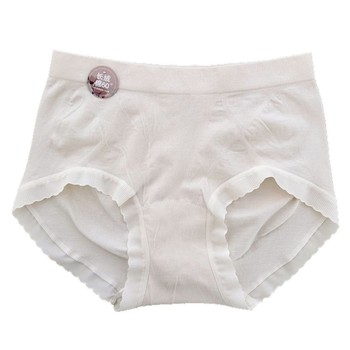 60s peach high elastic antibacterial seamless long velvet cotton underwear