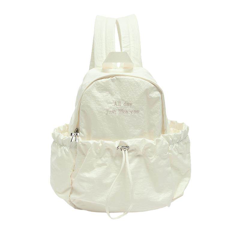 Sanfu Backpack Girls Sports Style Fresh Large Capacity Backpack Drawstring Nylon Women's Bag 522640