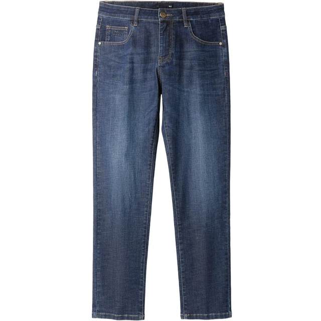 Heilan House Casual Large Size Whisker Jeans for Men