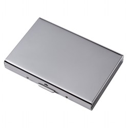 Stainless steel card holder, anti-magnetic and anti-theft wallet, booklet silver holder, card holder, 2024 new ID metal bank card