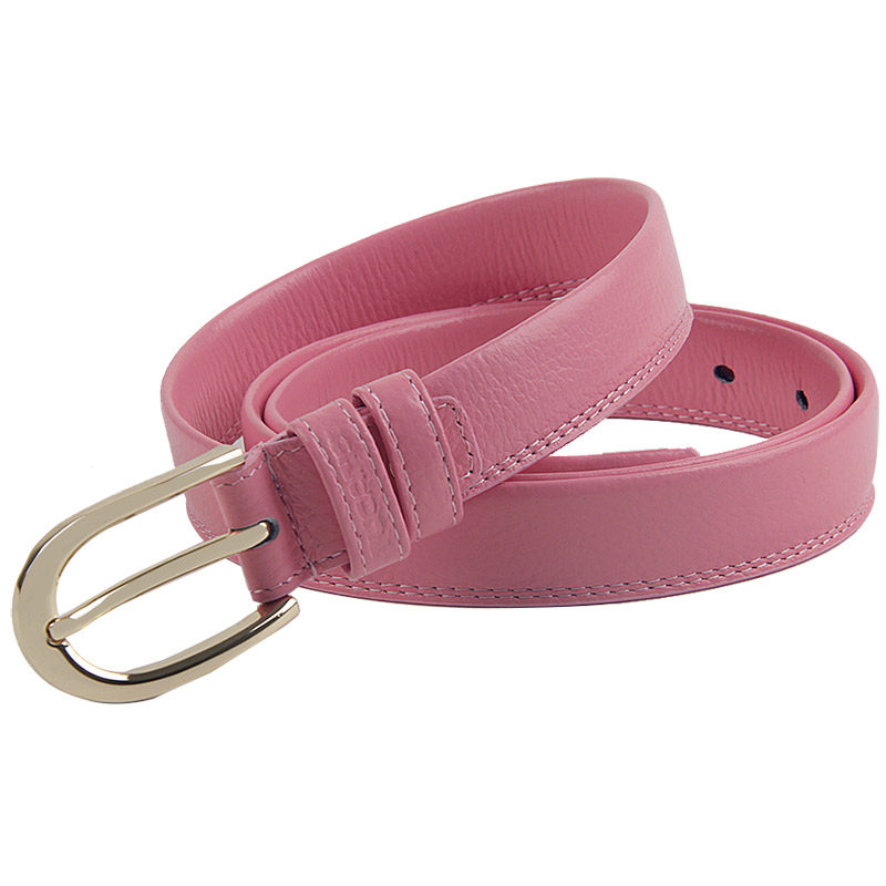 Woodpecker simple and versatile Korean style pin buckle women's belt