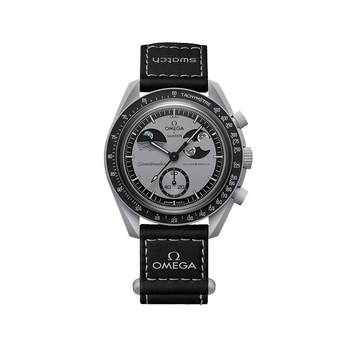 Second-hand unused swatch omega joint speedmaster watch men's watch quartz watch moon and earth phase