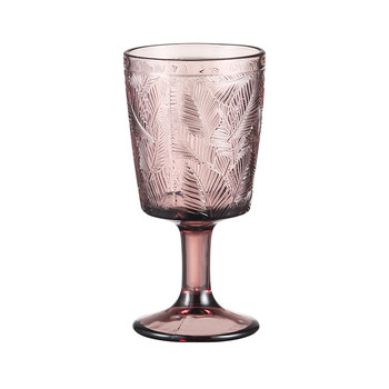 Retro embossed goblet ແກ້ວທີ່ມີຄຸນຄ່າສູງໃນສະໄຕສີຂຽວເຫລົ້າທີ່ເຮັດຈາກສີແດງຈອກເຫຼົ້າແວງຈອກເຫຼົ້າແວງ champagne