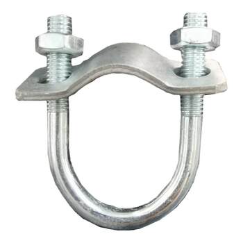 Four-point card six-point u-shaped screw greenhouse water pipe clamp