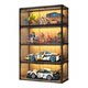 Folding and installation-free! LED light! Figure display cabinet!