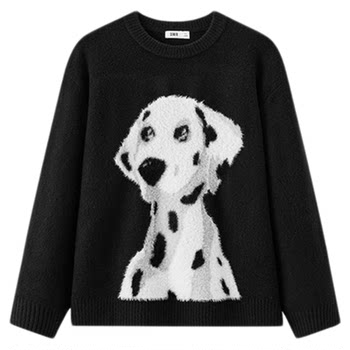 Semir sweater imitation mink hair puppy jacquard sweater men Semir sweater imitation mink hair puppy jacquard sweater men