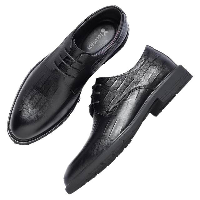 Men's Leather Shoes Men's Shoes Business Formal Leather Casual Wedding Groom's Shoes Winter