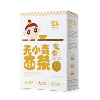婴享小米大米面条无小麦无鸡蛋添加儿童粗粮面食细面独立装