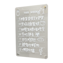 Magnetic Calendar Magnetic Sticker Entry Door Refrigerator Sticker Acrylic Erasable Message Board Dry Erase Writing Board Weekly White Board