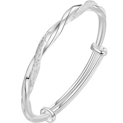 Mobius ring silver bracelet female sterling silver solid 999 fine silver bracelet male and female couple silver jewelry birthday gift