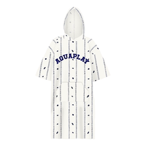 AquaPlay Diving Cape Swim Bathrobe Adult Towel Beach Changing Absorbent Bath Towel Spa Swimsuit Cover Up