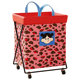 Foldable fabric dirty clothes storage basket