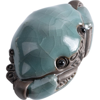 Creative ge kiln crab tea pet ornament ເອົາໂຊກຈາກທຸກທິດທາງ
