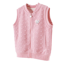 Children's vest spring and autumn wearing 2024 new foreign girl knitted vest thin bottom babies wearing children's clothing inside