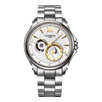 King of heaven large dial skeleton automatic mechanical watch men's