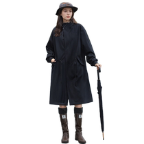 Raincoat for women electric car adult outer wear long full body heavy rain high-end outdoor hiking new thin poncho for men