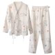Confinement clothes pure cotton gauze summer maternity nursing clothes