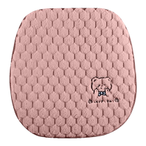 Car seat cushion winter plus velvet butt pad seat heating pad 2023 new car fur seat cushion seat cushion for car use