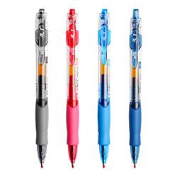 Morning Light Retractable Gel Pen Gp1008 Student-Specific Exam Carbon Black Quick-Drying Smooth Ballpoint Pen 0.5 Bullet Tip Junior High School Student Water-Based Signature Pen Refill Red Pen Genuine Flagship Store