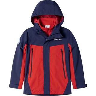 伯希和户外儿童三合一冬季新款男童女童防风防寒加绒保暖拼色外套