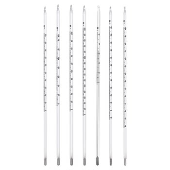 Red water thermometer glass mercury water temperature measuring meter