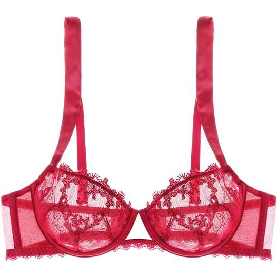 好奇蜜斯性感小胸内衣女薄防下垂法式纯欲文胸罩套装大胸显小白