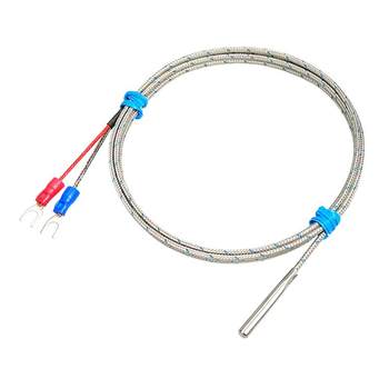 Probe thermocouple K-type electric thermocouple light rod temperature measurement probe EJT needle temperature sensing line Pt100 ເຊັນເຊີອຸນຫະພູມ