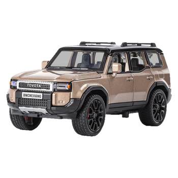 1:32 Overbearing Prado Car Imitates Real Alloy Off-Road Vehicle Off-Road Vehicle Car Model Collection Ornaments Boy Toys