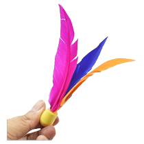Board badminton three-hair ball 5 pieces board badminton racket for childrens three-hair cricket high bouncy ball three-hair shuttlecock badminton