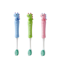 Childrens deciduous toothbrush with soft bristles 0-1-2-3 to 6 to 12 and a half years old and above specially designed for brushing teeth during teething period.