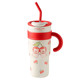 Kawashimaya & lulu pig joint large-capacity thermos cup