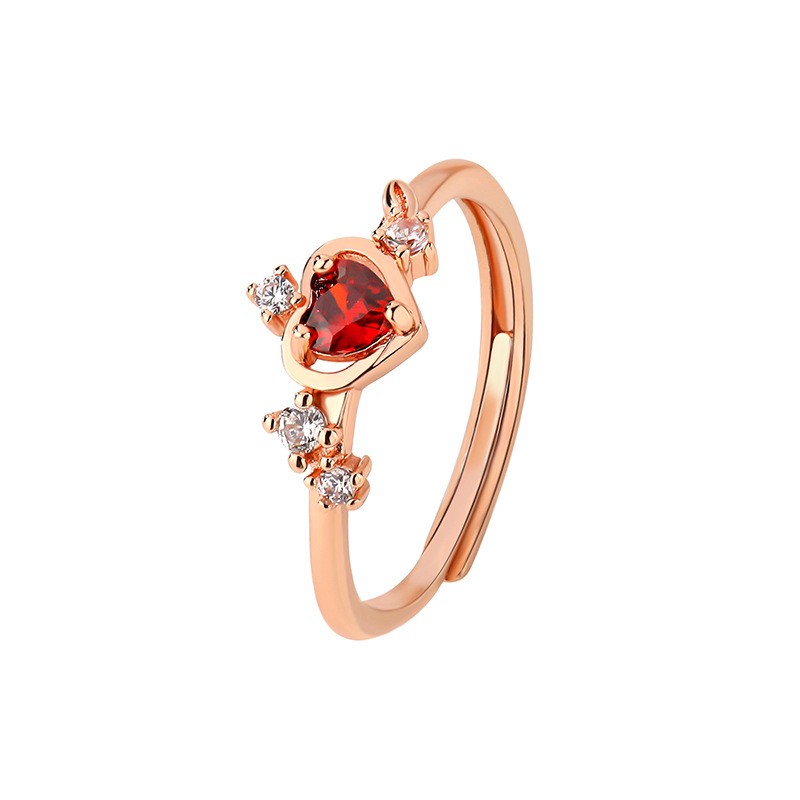 Children's Crystal Imitation Silver Ring, Gemstone Jewelry, Baby Girl's Diamond Ring, Child's Zircon Simulation Diamond Ring