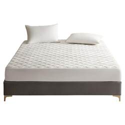 Luolai Home Textiles Fitted Sheet, Pure Cotton, Soybean Bed Protector, Dirt Barrier Mattress Protector, Mattress Cover for Student Dormitory Rental