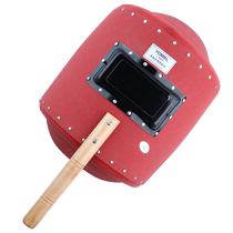 Сварочная машина ручной сварки маска из красного стального бумага электросварка маска сварочная шляпа полная маска защитный экран