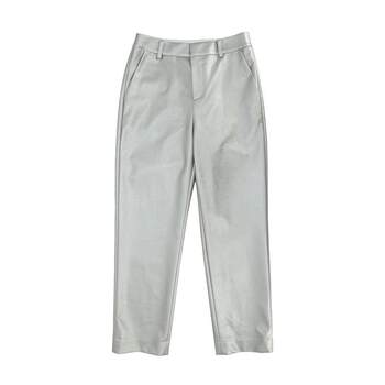 Women's casual tail narrow leather pants Women's casual tail narrow leather pants