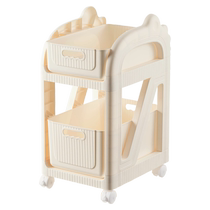 Schoolbag storage rack movable trolley office storage rack for home students to put books and schoolbags to place artifacts
