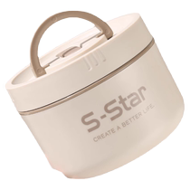 Stainless steel insulated lunch box bucket office worker lunch box soup bowl student special microwaveable lunch box set