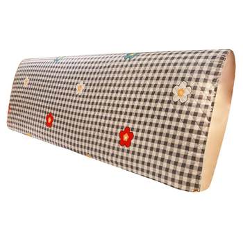 ຜ້າປົກຕຽງນອນລວມທັງໝົດລວມຊຸດ Nordic wind bedside protective cover wooden bedside cover soft bag elastic quilted bedside cover
