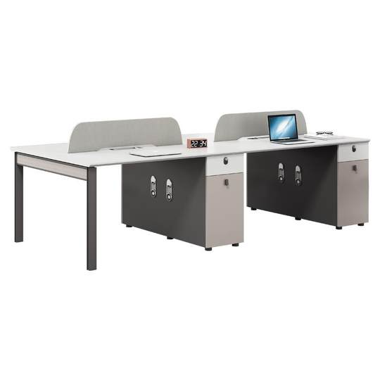 勇心E0环保办公桌椅组合屏风工作位职员桌现代简约四人位办公家具