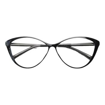 ແວ່ນຕາຕາບອດແບບມີແສງ Ultra-light cat-eye black frame myopia glass TR90 ແບບຢູໂຣບ ແລະ ອາເມລິກາ ໂດຍບໍ່ມີການແຕ່ງໜ້າ ປອມໃບໜ້າເປັນຮູບຊົງກົມ ແວ່ນຕາສະໄລ້ ແລະປ່ຽນສີ