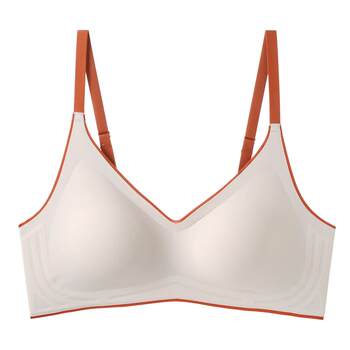 Shuyang Seamless Bra ສໍາລັບແມ່ຍິງພາກຮຽນ spring ແລະ summer ໂດຍບໍ່ມີການສາຍເຕົ້ານົມຂະຫນາດນ້ອຍເຕົ້າໂຮມເຕົ້ານົມມັດທະຍົມເດັກຍິງກົງກັນຂ້າມສີກິລາ Bra ງາມກັບຄືນໄປບ່ອນ