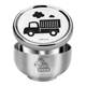 316L stainless steel children's anti-scalding and anti-fall rice bowl